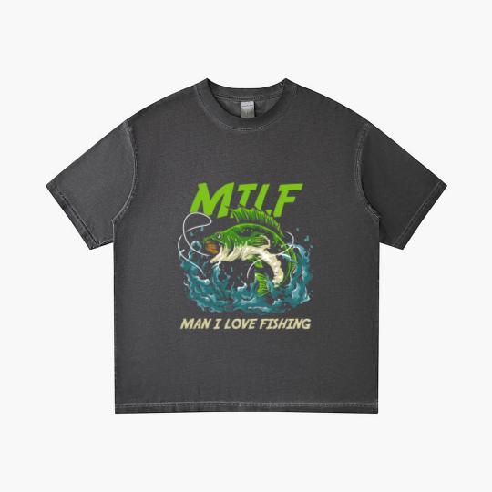 Discover Fishing Man I Love Fishing Attractive Woman MILFS Fisher Gradient T Shirts
