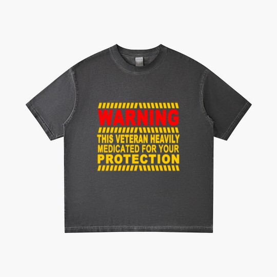 Discover This Veteran Heavily Medicated For Your Protection Gradient T Shirts