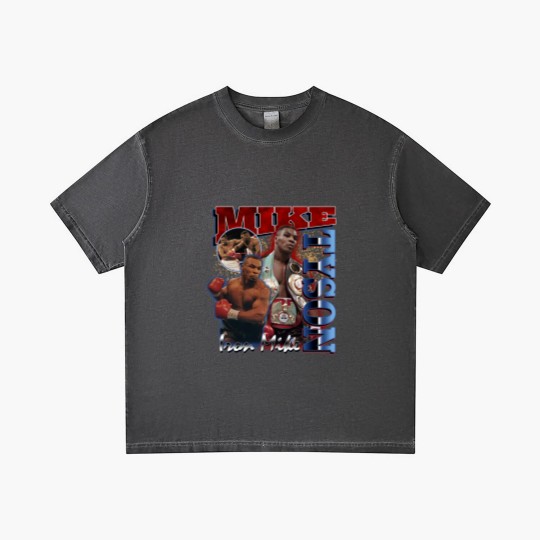 Discover Vintage Style Iron Mike Tyson Gradient T Shirts