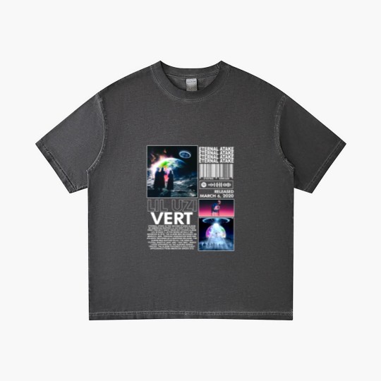 Discover Lil Uzi Vert Rap Gradient T Shirts, Eternal Atake Album 90s Y2K Merch Vintage Rapper Hiphop