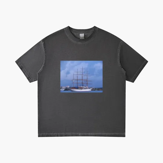 Discover Tall Ship Sea Cloud Gradient T Shirts