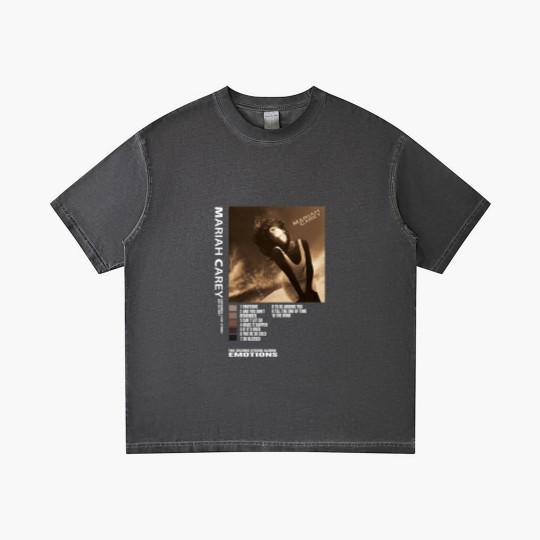 Discover Mariah Carey Emotions Album Gradient T Shirts