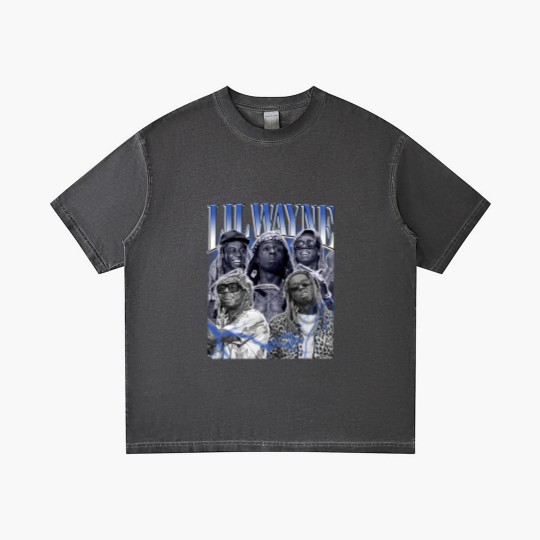 Discover Lil Wayne Vintage Gradient T Shirts, Hip hop RnB Rap Unisex Gradient T Shirts
