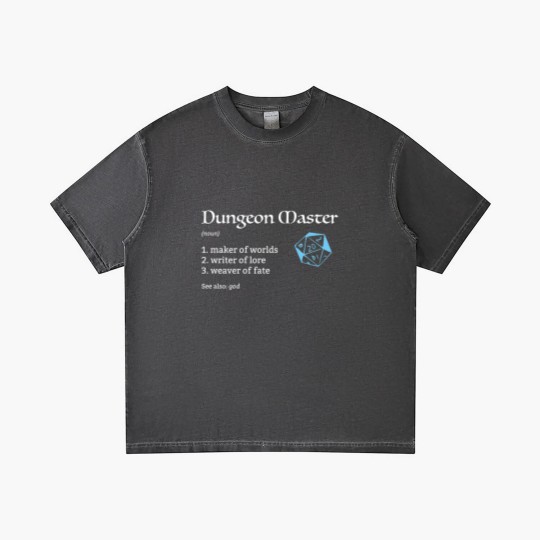 Discover DD Dungeon Master DM for Dungeons and Dragons Gradient T Shirts