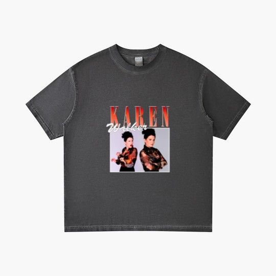 Discover Karen Walker Short Sleeve Famous Gradient T Shirts Men and Women Gradient T Shirts