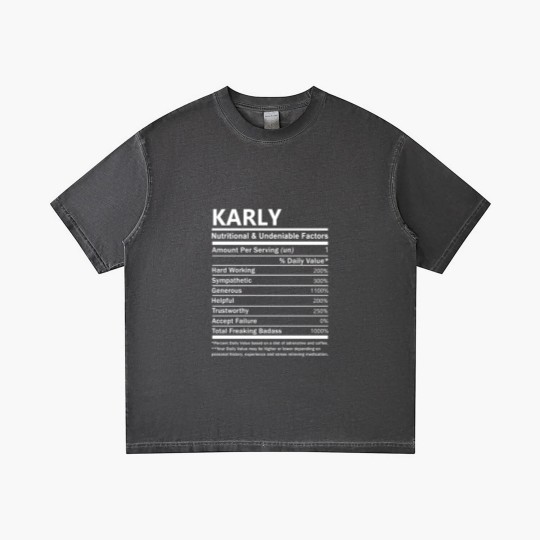 Discover Karly Name Gradient T Shirts - Karly Nutritional And Undenia Gradient T Shirts