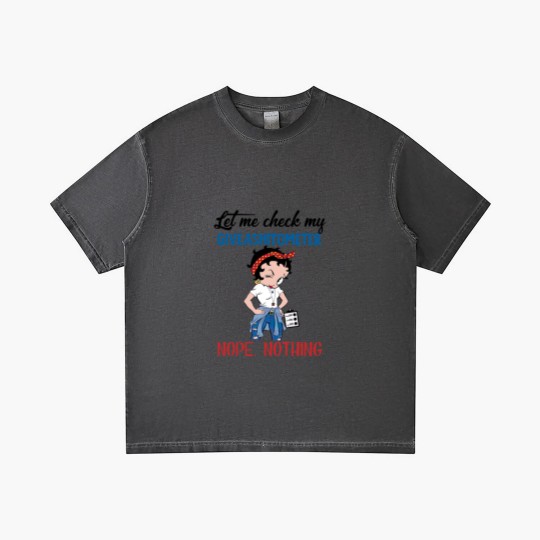 Discover Betty Boop Let Me Check My Giveashitometer Nope Nothing Vintage Gradient T Shirts
