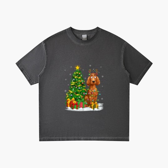 Discover Irish Setter Dog Lover Xmas Lighting Irish Setter Gradient T Shirts