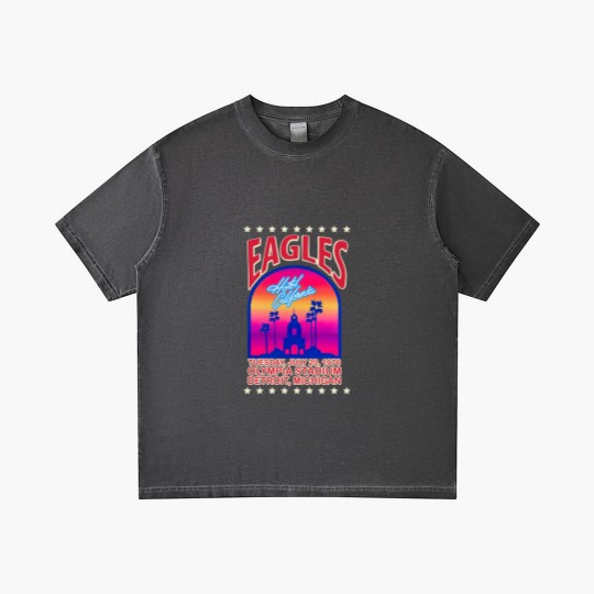 Discover Eagles 1976 Hotel California concert Gradient T Shirts