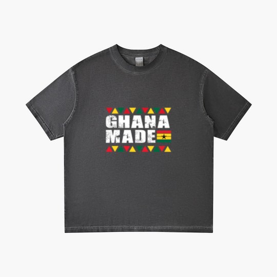 Discover Ghana Made Black Star Country Flag Gradient T Shirts