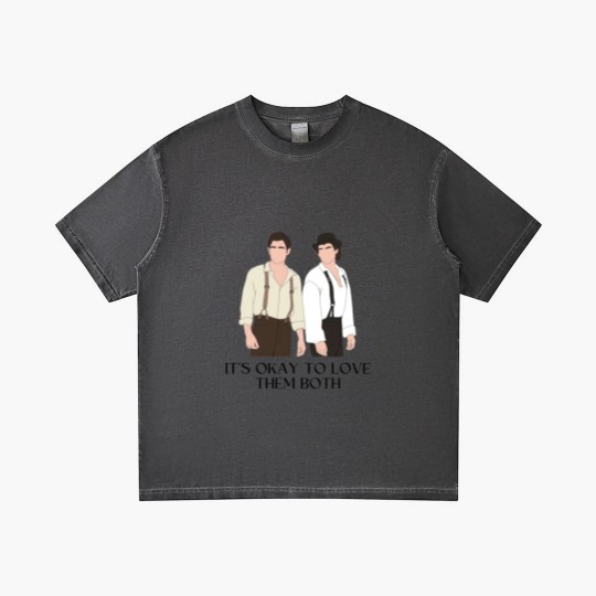 Discover It's okay to love them both - The vampire diaries Gradient T Shirts | Salvatore Brothers The vampire diaries
