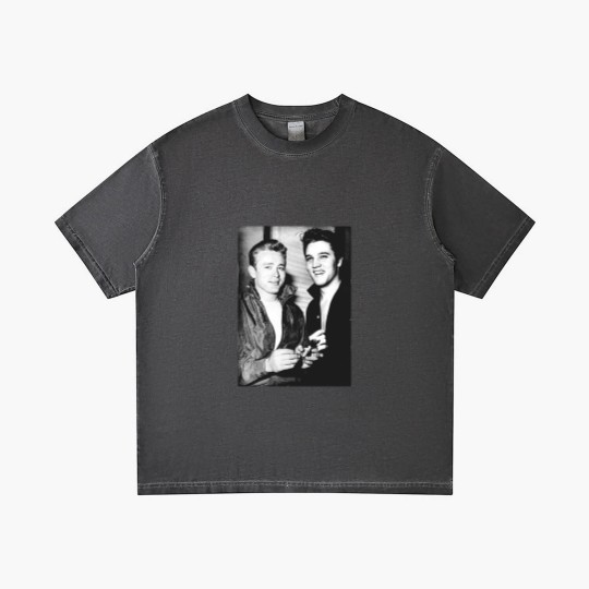 Discover Vintage Old Hollywood Elvis Presley James Dean Unisex Fit Gradient T Shirts Gradient T Shirts