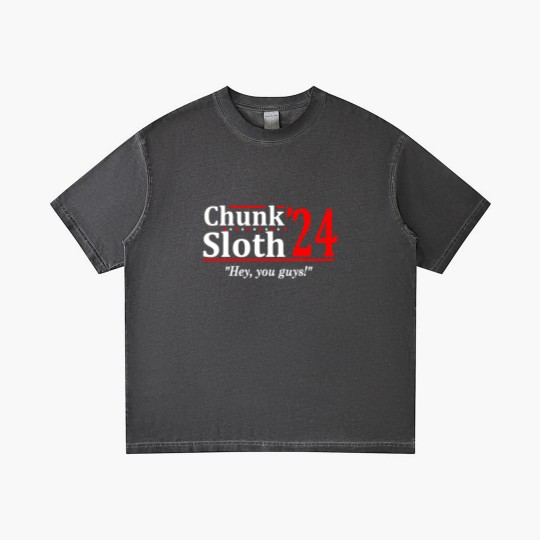 Discover Chunk and Sloth '24 - election funny 80s retro humor Gradient T Shirts