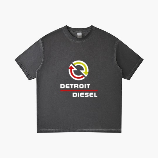 Discover Detroit Diesel Relaxed Fit Zip Gradient T Shirts