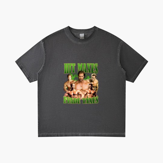 Discover Hit Maxes Evade Taxes Mike Ohearn Funny Meme Gym Gradient T Shirts