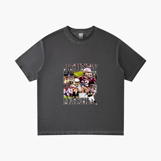 Discover Johnny Manziel Vintage Style Bootleg Gradient T Shirts, Johnny Manziel Gradient T Shirts