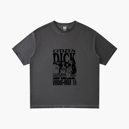 Discover Faded Citizen D i c k Concert Flyer Gradient T Shirts