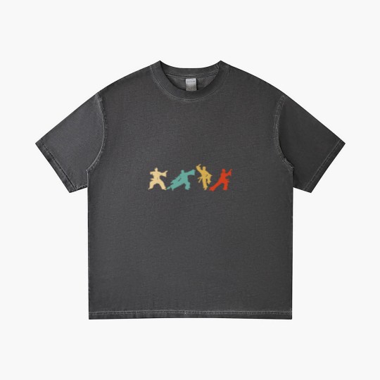 Discover Retro Thai Chi Silhouette Medication Gift Idea Gradient T Shirts
