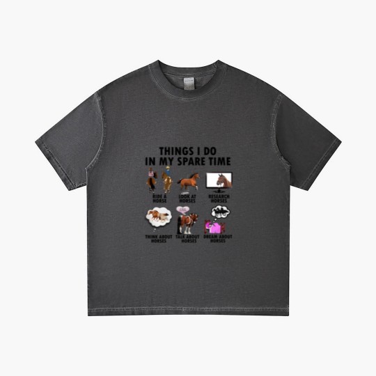 Discover Horse Lover Gradient T Shirts | Gift For Horse Lover | Things I Do In Spare Time Gradient T Shirts