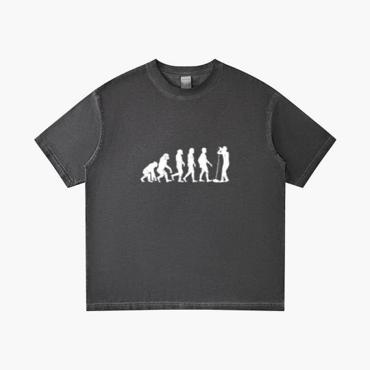 Discover Evolution Singer Gradient T Shirts