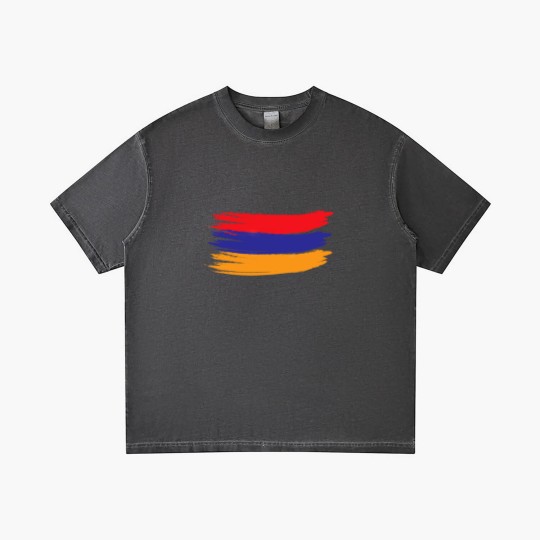 Discover Support Armenia Defend Armenian National Flag Gradient T Shirts