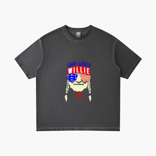 Discover What Would Willie Nelsonn What Would Willie Nelsonn Gradient T Shirts