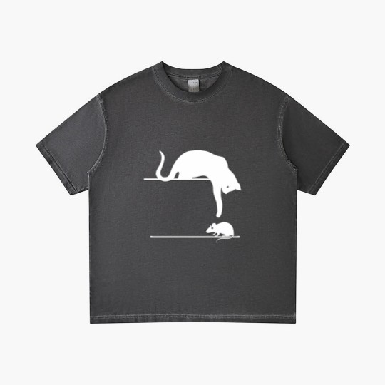 Discover Cat and mouse - Animals - Gradient T Shirts