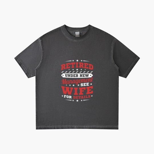 Discover Mens Retired Under New Management Gradient T Shirts