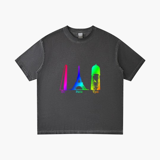 Discover Ypsilanti Water Tower Full Color Gradient T Shirts