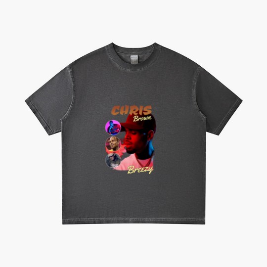 Discover Retro Chris Brown Under The Influence Tour Cotton Gradient T Shirts Gradient T Shirts
