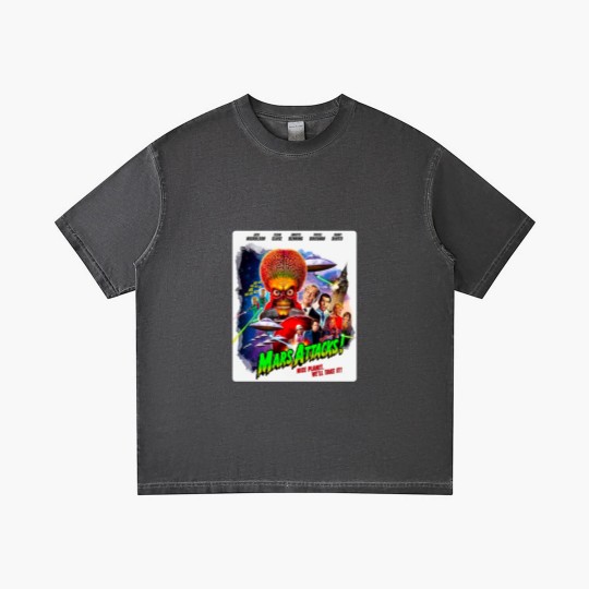 Discover Mars Attacks Soft Gradient T Shirts, Mars Attacks Movie Poster Gradient T Shirts