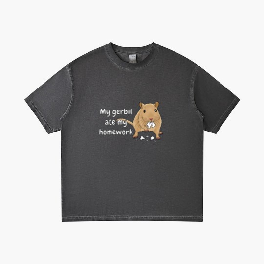 Discover Gerbil Ate My Homework Gradient T Shirts