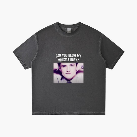 Discover Can You Blow My Whistle Baby Josh Hutcherson TikTok Meme Gradient T Shirts