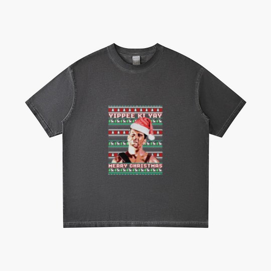 Discover Yippe Ki Yay Funny ugly sweater christmas - Ylp | Essential Gradient T Shirts