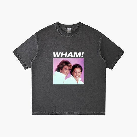Discover WHAM! Gradient T Shirts 80's George Michael Vibes, George Michael and Andrew Ridgeley Gradient T Shirts