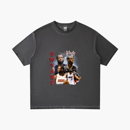Discover Dwyane Wade Vintage Gradient T Shirts, Vintage 90s Graphic Style Dwyane Wade Gradient T Shirts