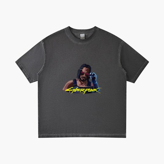 Discover Johnny Silverhand - Cyberpunc 2077 - Gradient T Shirts