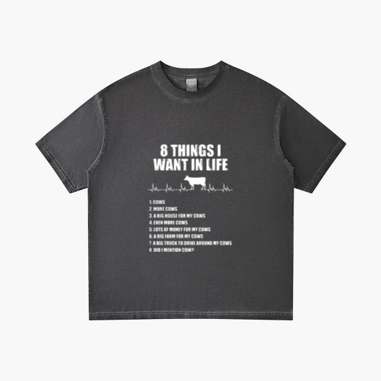 Discover 8 things I want in life cow Gradient T Shirts