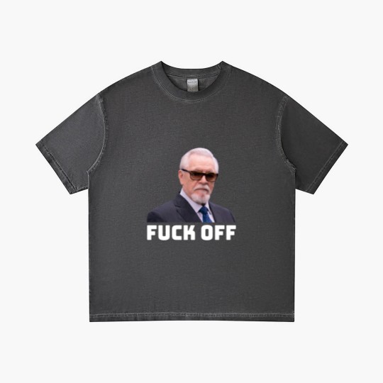 Discover Logan Roy F**k off Gradient T Shirts | Succession | Waystar Royco | Logan Roy | Succession Gradient T Shirts