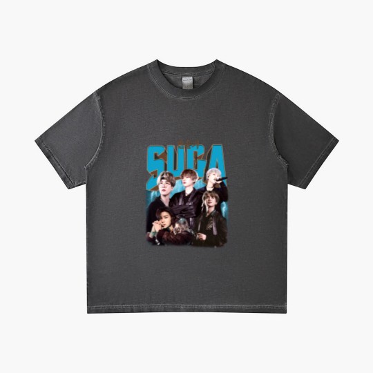 Discover BTS Suga Kpop Music Gradient T Shirts