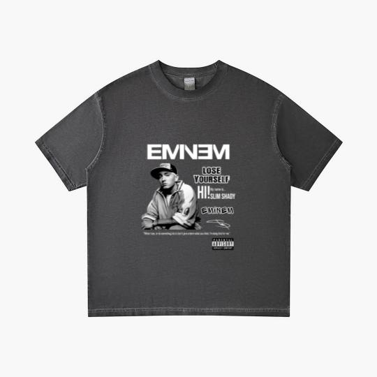 Discover EMINEM Gradient T Shirts Black (unisex)