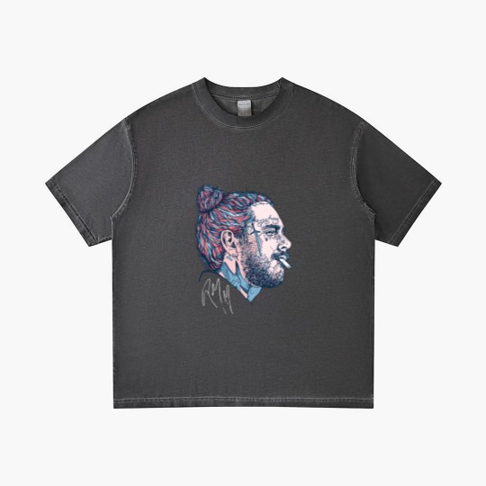 Discover Post Malone Vintage Gradient T Shirts, Post Malone Gradient T Shirts, Post Malone Merch
