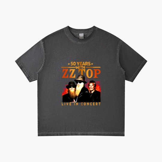 Discover ZZ Top 50 Years Live In Concert The Memories Gradient T Shirts, ZZ Top Gradient T Shirts