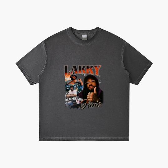 Discover Larry June Unisex Gradient T Shirts larry june,larry june Gradient T Shirts,good job larry,orange Gradient T Shirts