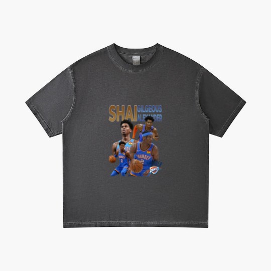 Discover Shai Gilgeous Alexander Vintage Gradient T Shirts, Durant Gradient T Shirts Vintage 90s 80s Bootleg Gradient T Shirts