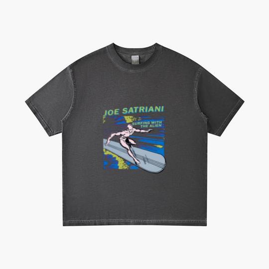 Discover joe satriani surfing with the alien red guitar god Gradient T Shirts