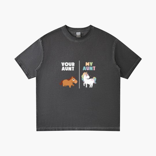 Discover Unicorn Aunt Gradient T Shirts