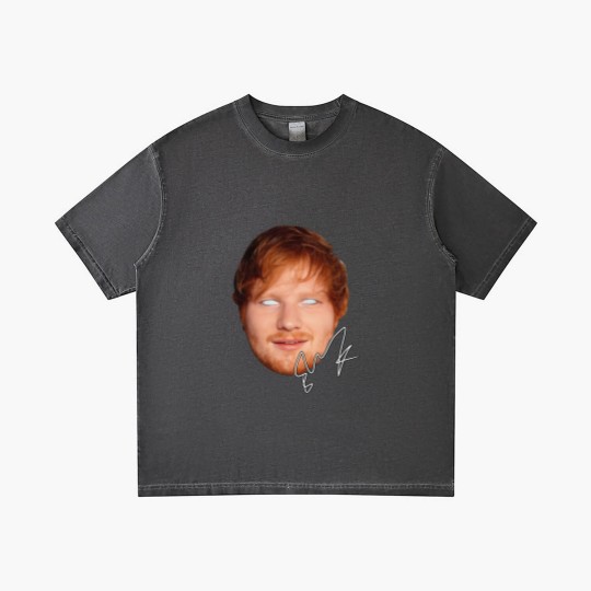 Discover Ed Shee Big Face Rap Gradient T Shirts Gradient T Shirts