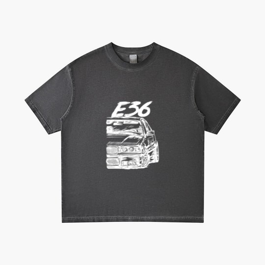 Discover M3 E36 3 Series Men's Retro BM RACING Gradient T Shirts