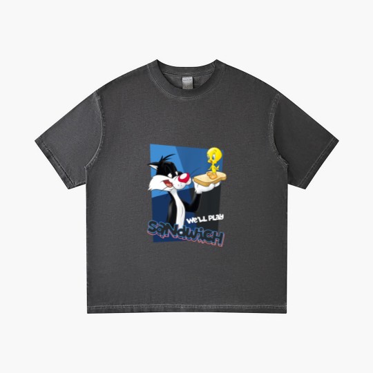 Discover Tweety Bird Gradient T Shirts Looney Tunes Sylvester Tweety Sandwich